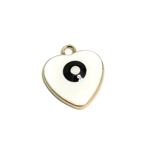 DropShapeEvilEyeGraduatedPendant-Blue/1.5Inch