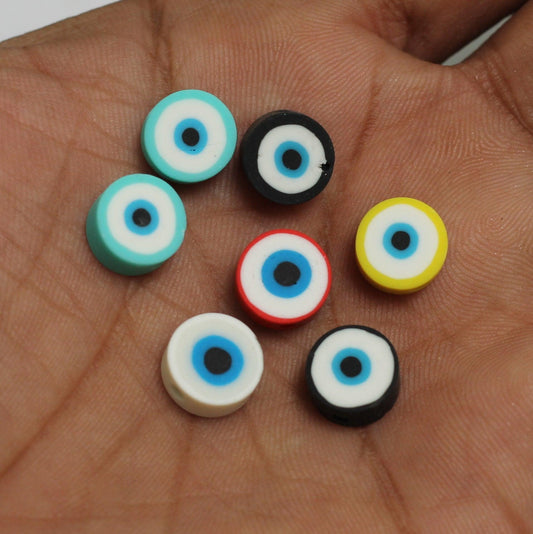 9mm Polymer Clay Fimo Beads - 20 Pcs [ Rs 5.25 / Piece ]