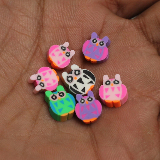 Assorted Polymer Clay Fimo Beads - 20 Pcs [ Rs 5.25 / Piece ]
