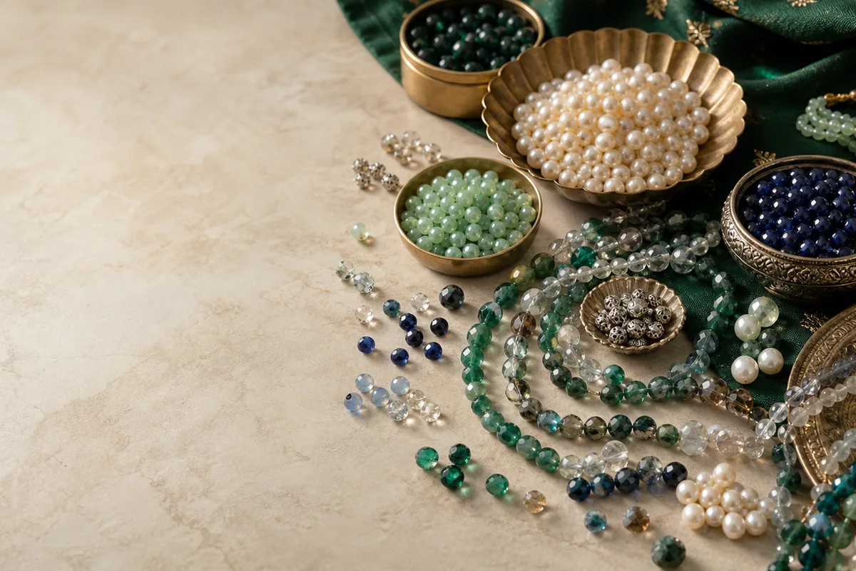 Beads for jewellery making