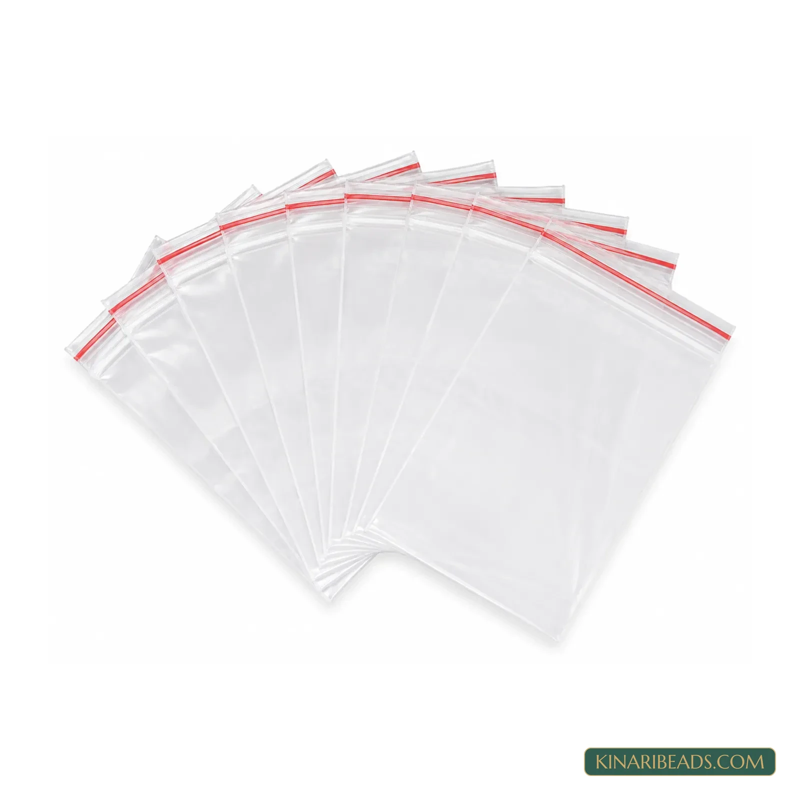 Clear Resealable Zip Lock Poly Bags - 200 Pcs