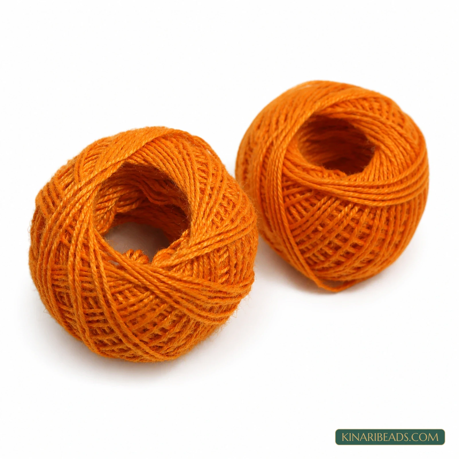 0.5mm Cotton Thread for Jewellery Making – 250m - Orange colour