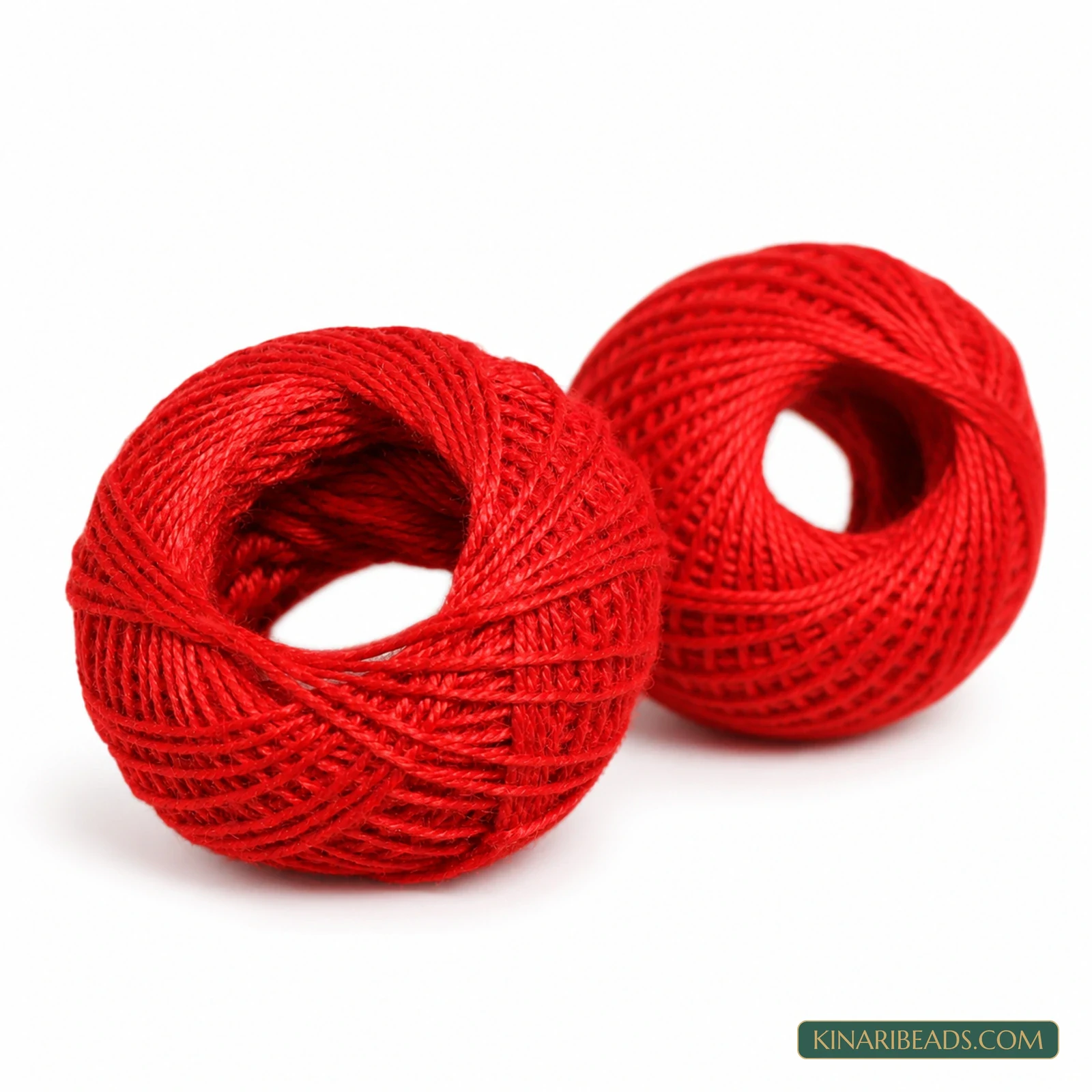 0.5mm Cotton Thread for Jewellery Making – 250m - Red colour