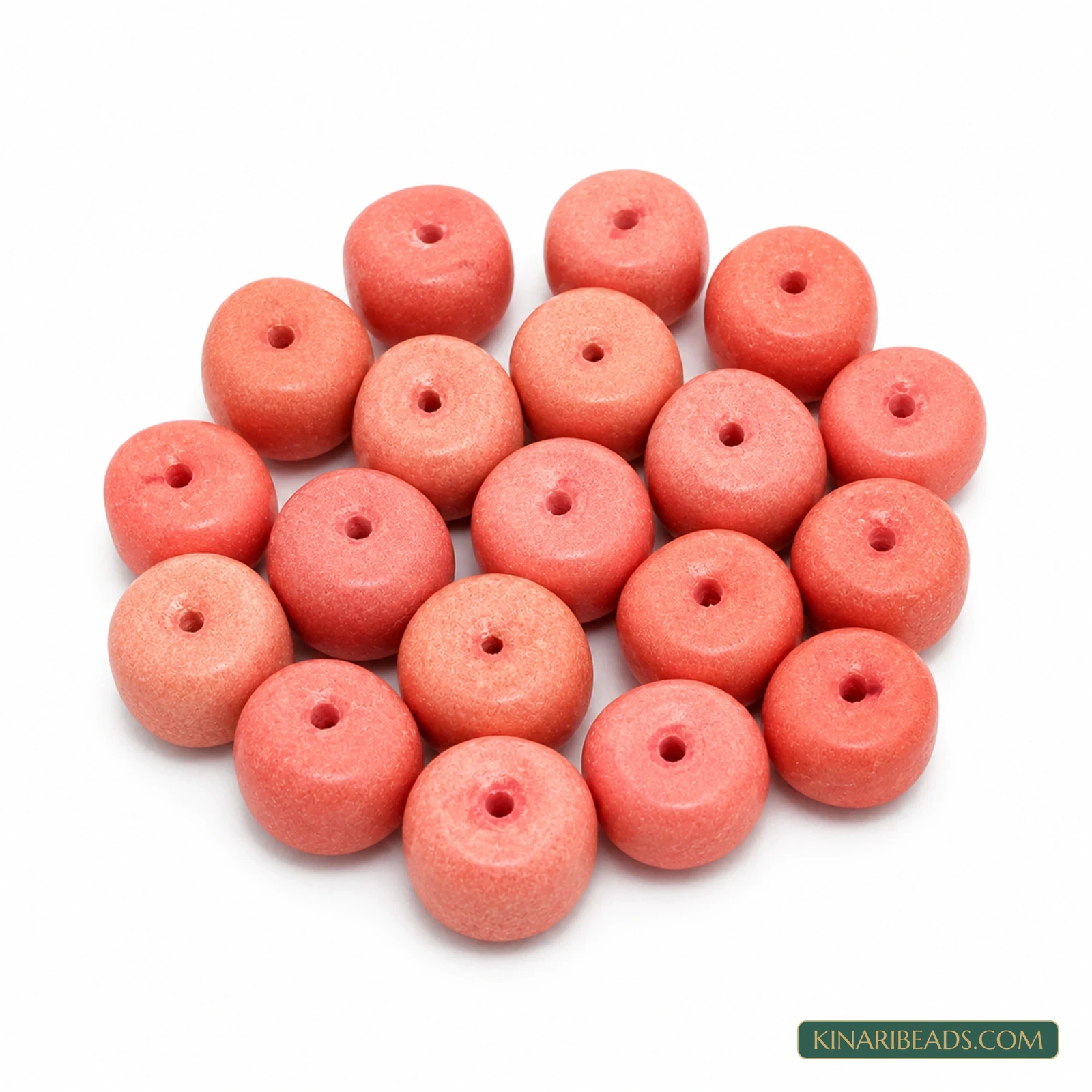 20 Pcs 10×16mm–12×14mm Pink Synthetic Howlite Beads