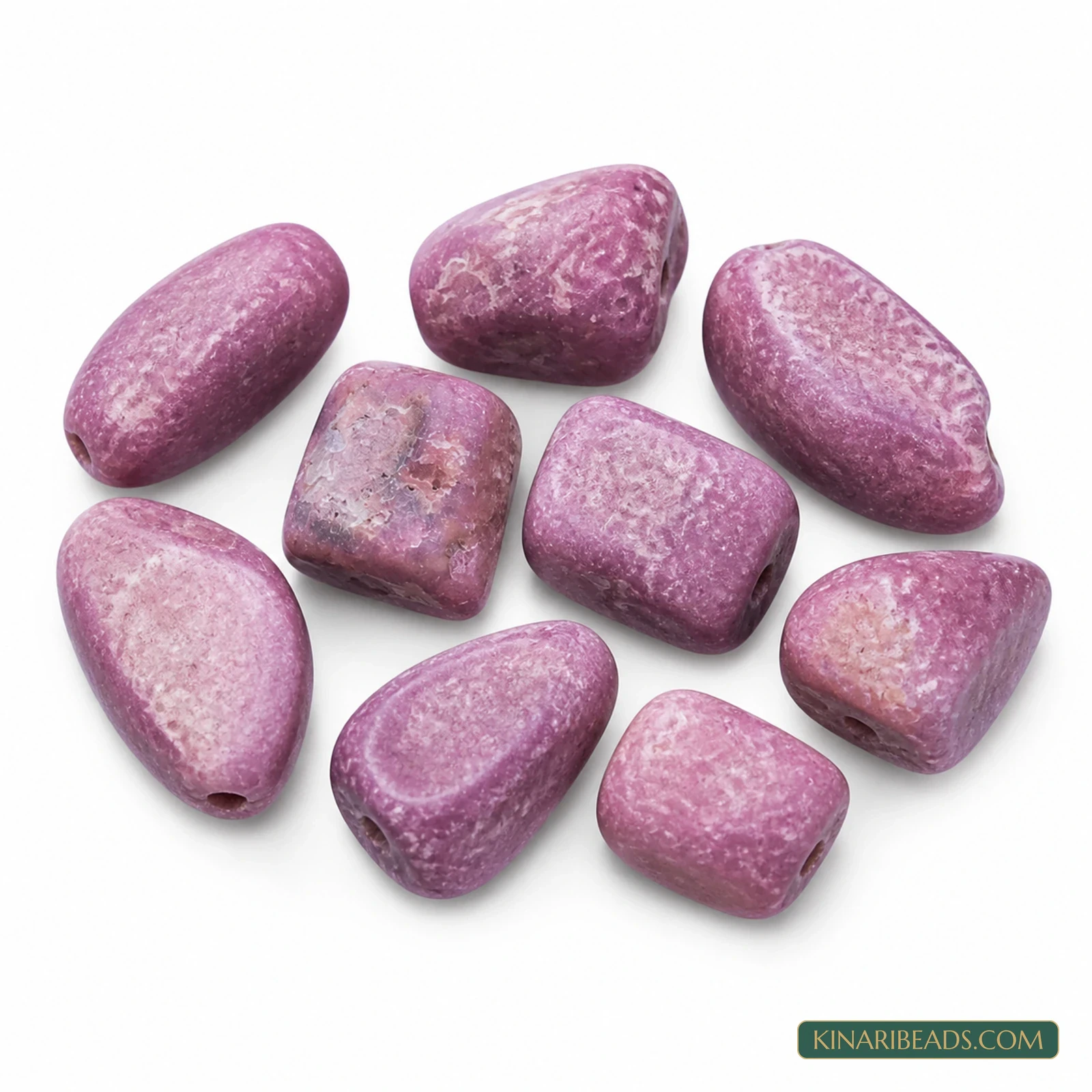 20 Pcs 18×12mm–14×22mm Purple Synthetic Howlite Beads