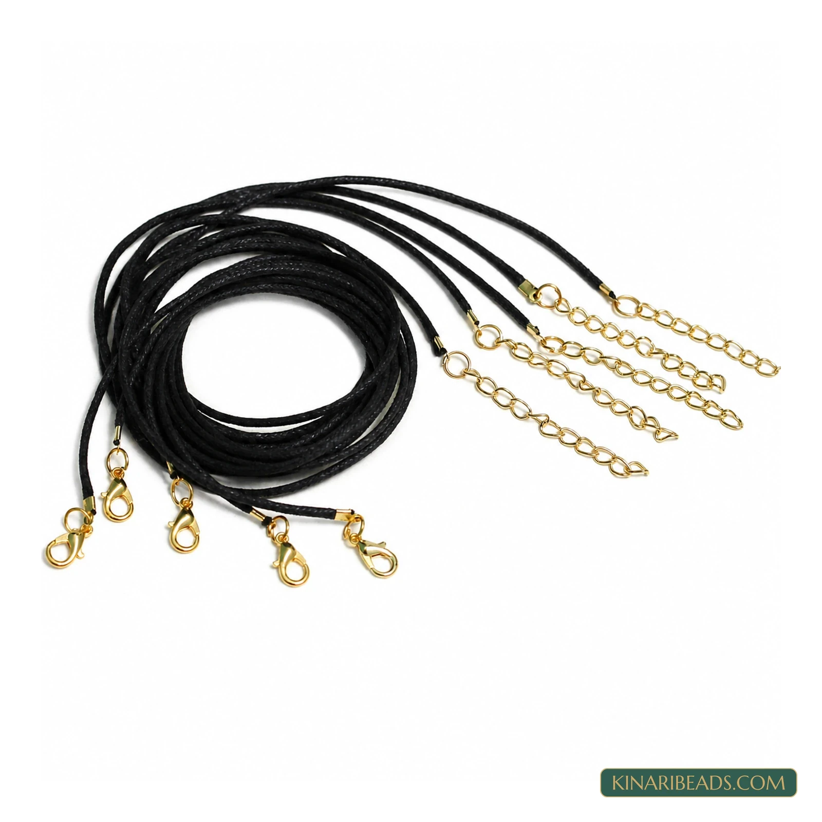 2mm Cotton Necklace Cord with Clasp – 5 or 25 Pack product image
