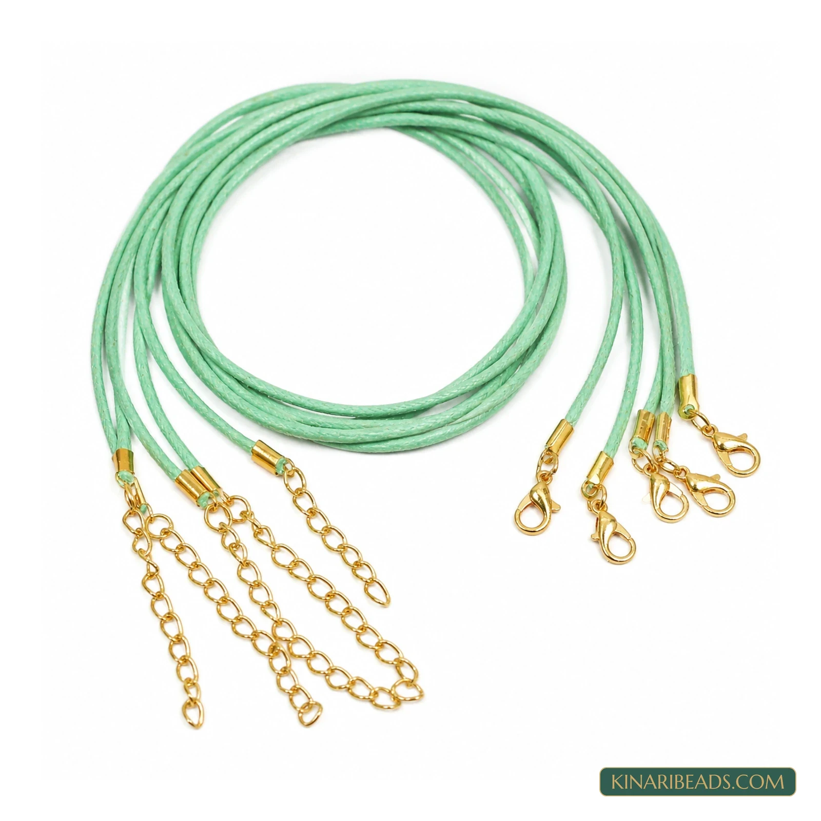 2mm Cotton Necklace Cord with Clasp – 5 or 25 Pack product image
