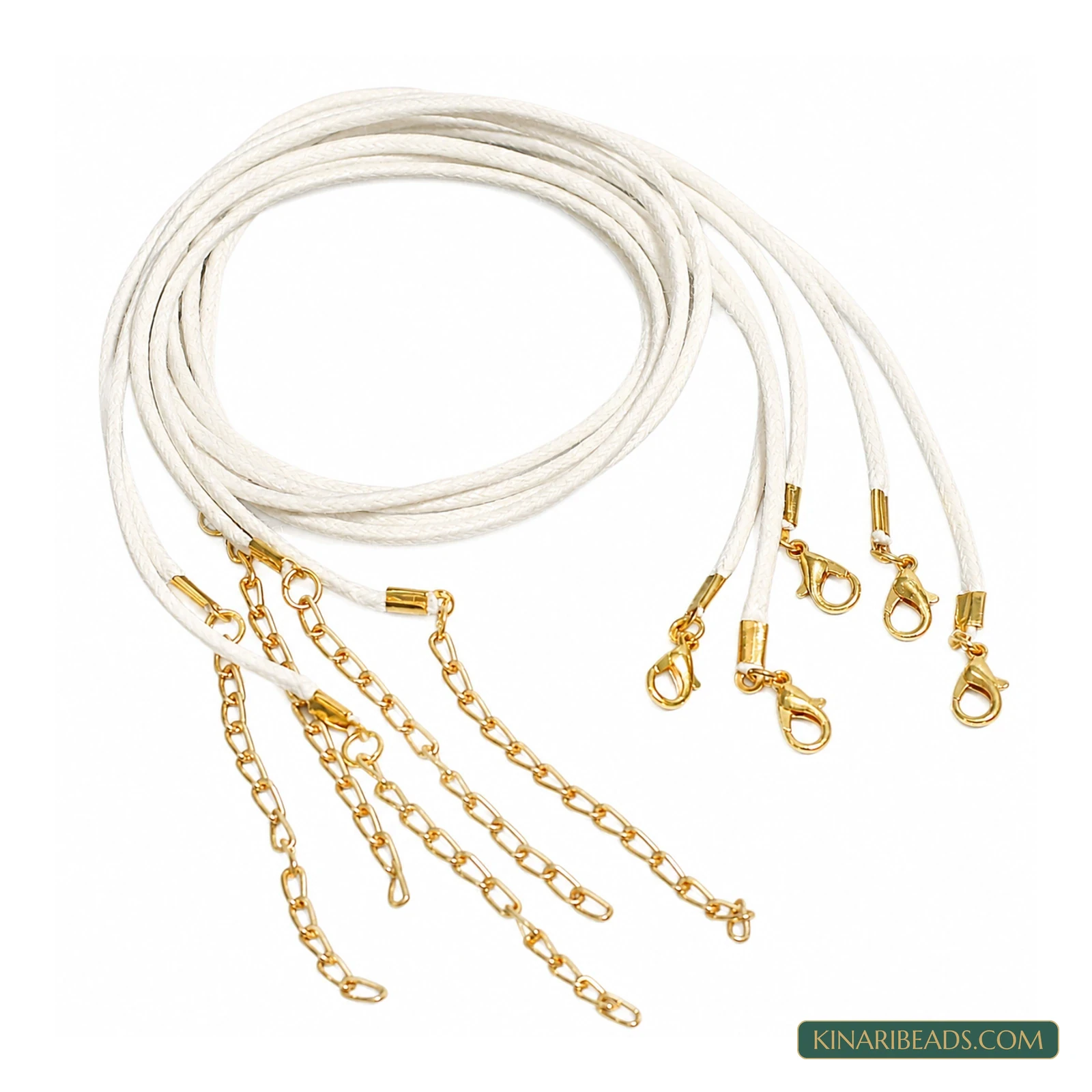 2mm Cotton Necklace Cord with Clasp – 5 or 25 Pack product image