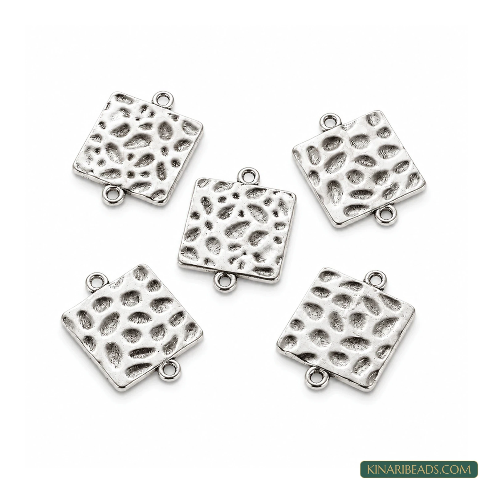 Antique Silver Rectangle Connectors – 26x19mm
