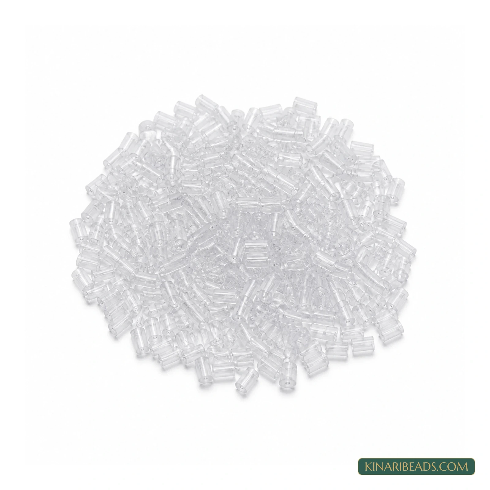 Clear Earnut Earring Backs – 3x2mm, 200 Pack