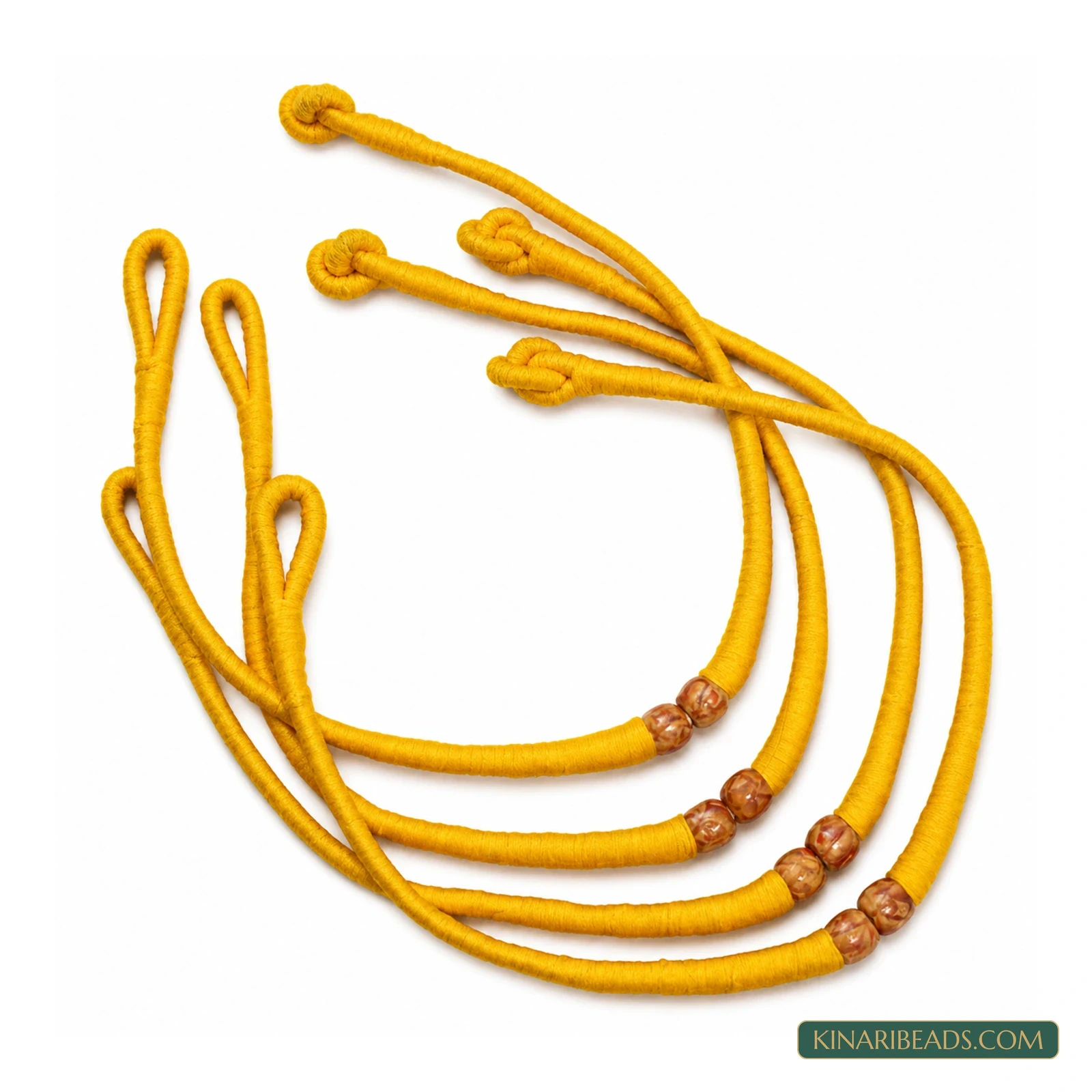 Coloured Cotton Hasli Necklace Cord – Pack of 4