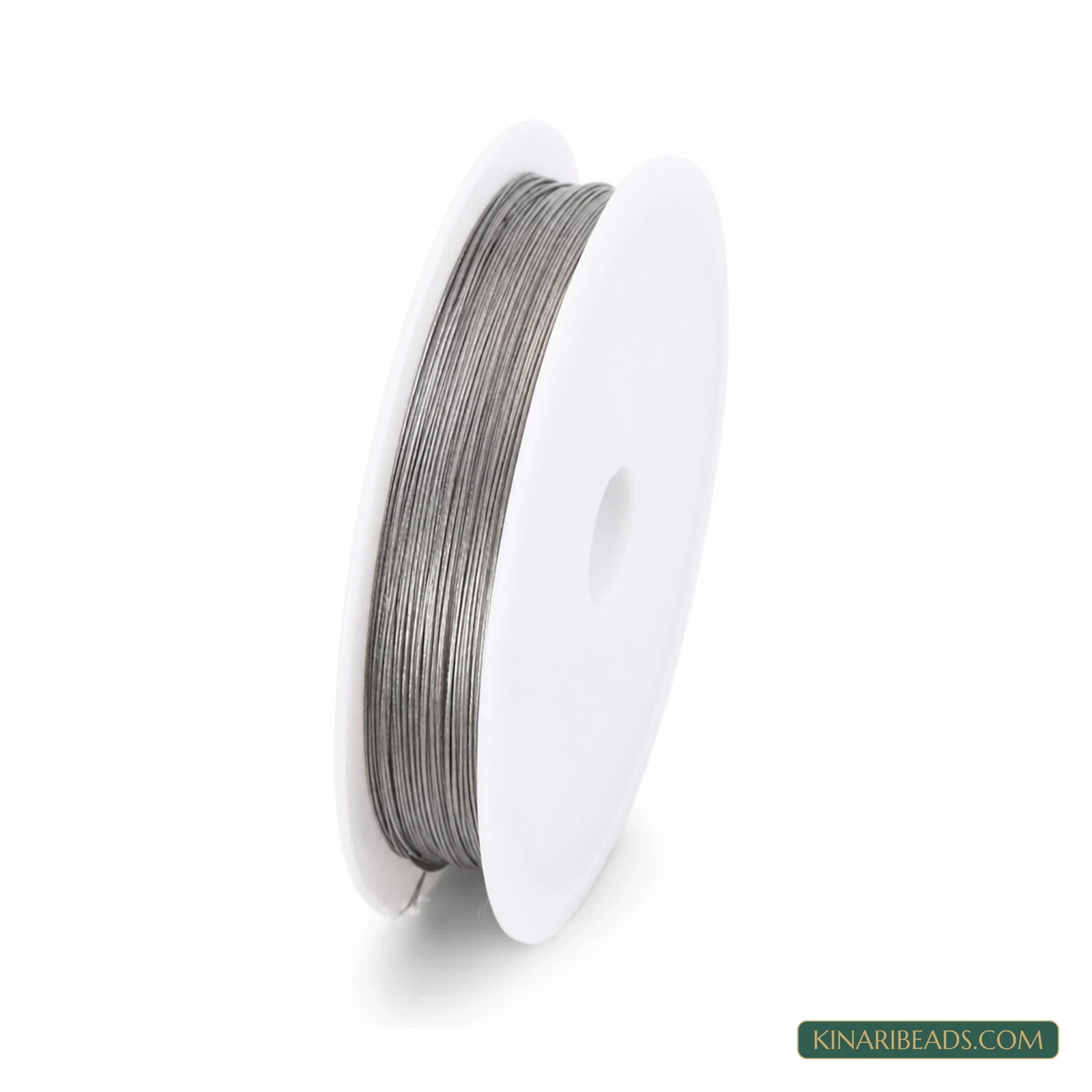 Coloured Tiger Tail Beading Wire – 0.45mm, 100m - Silver colour