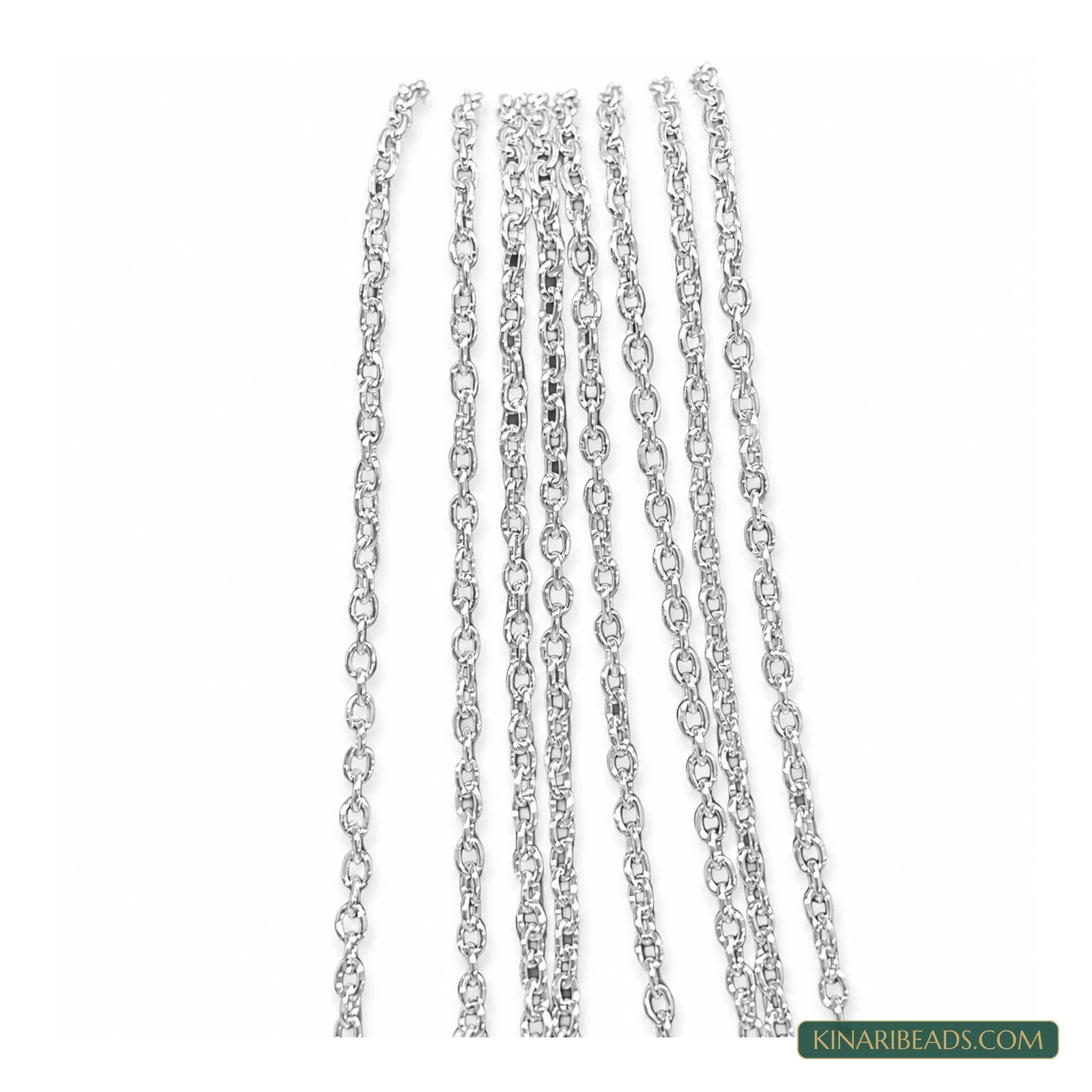Delicate Jewellery Link Chain – 2×1mm, 100g