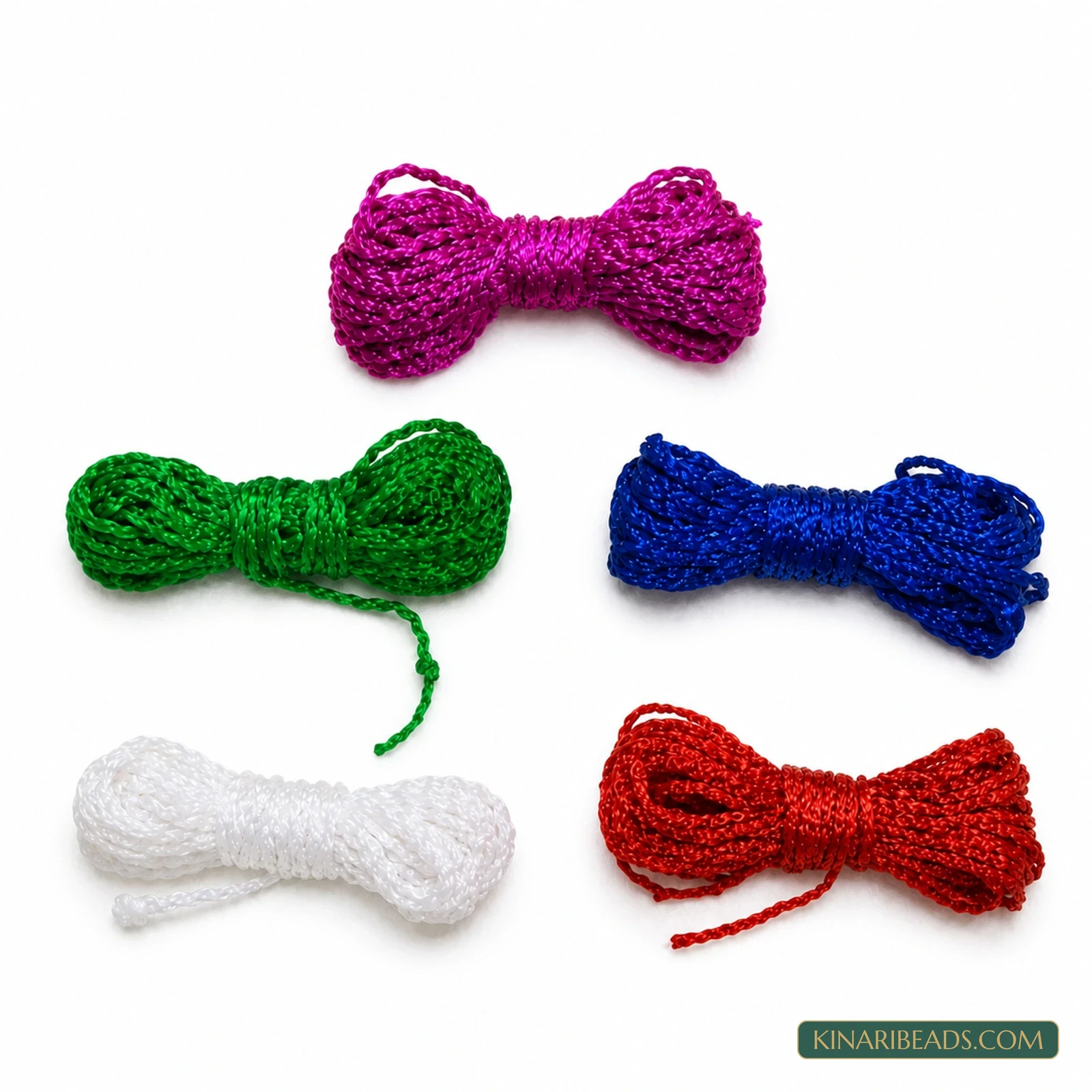 DIY Jewellery Thread Assortment – 5 Colours