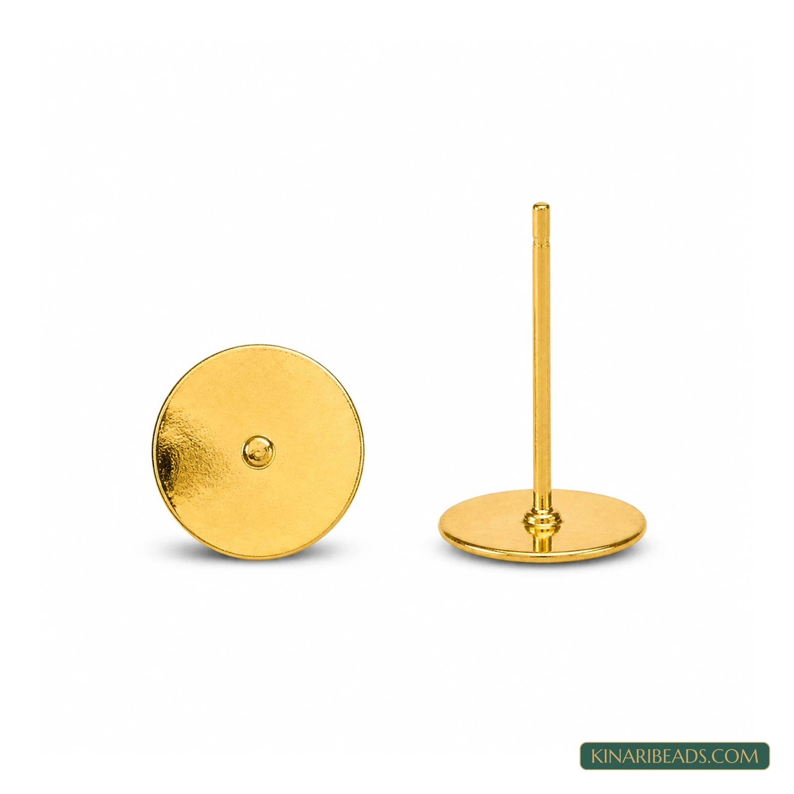 Earring Posts Flat Pad Blank Tray Stud – 50 g Pack, Kinari Style EF77 product image