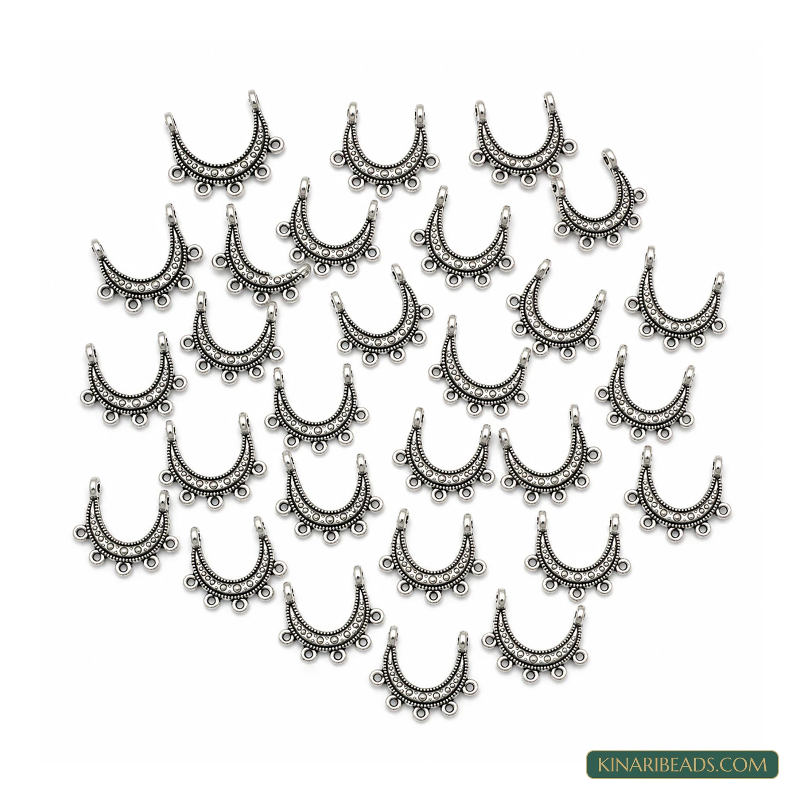 German Silver Pendant Earring Components – 0.5 Inch product image