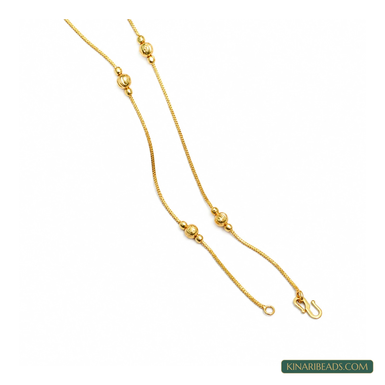 Golden Ready-to-Wear Brass Neck Chain – 21 Inch