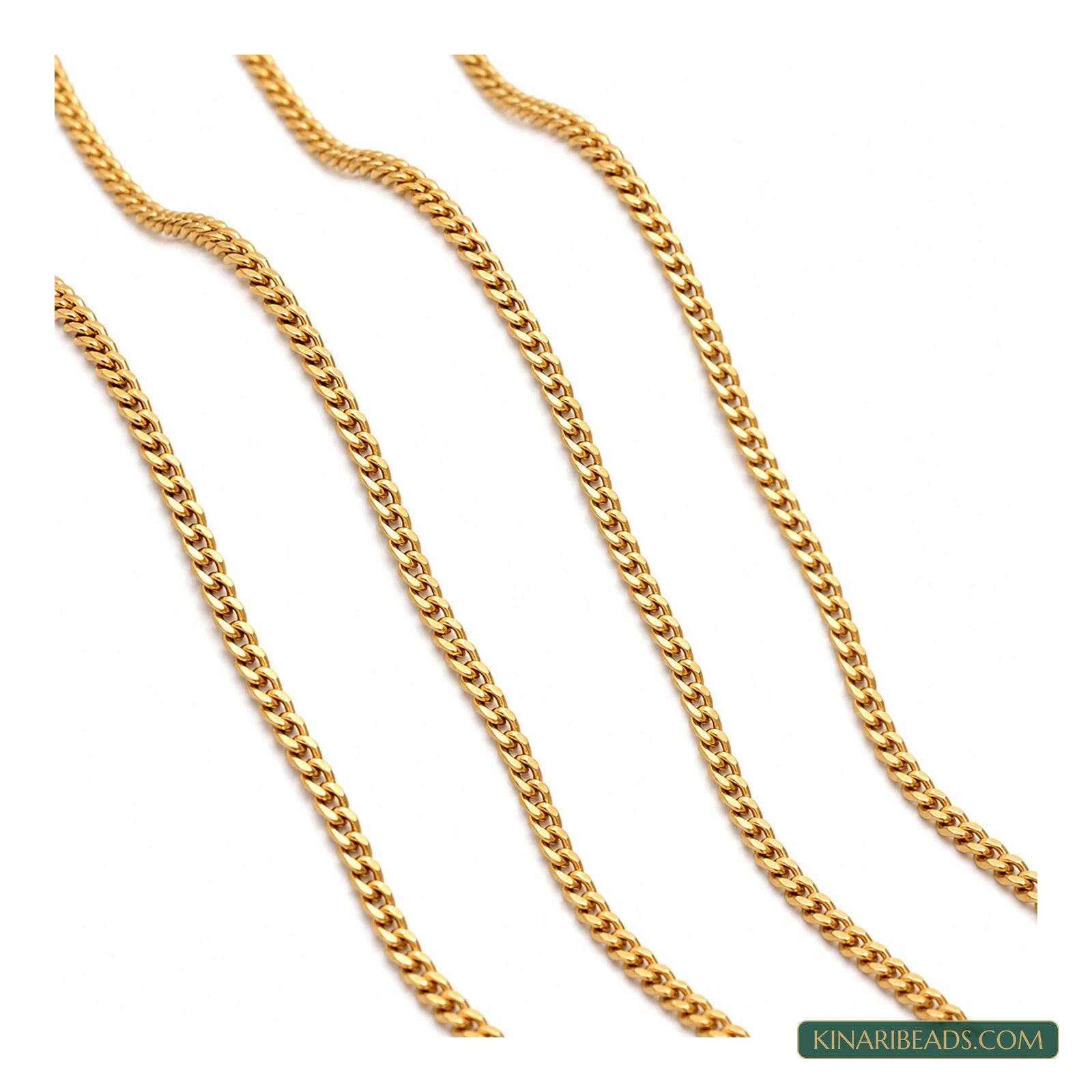 Iron Jewellery Chain – 3×2mm, 100g - Golden colour