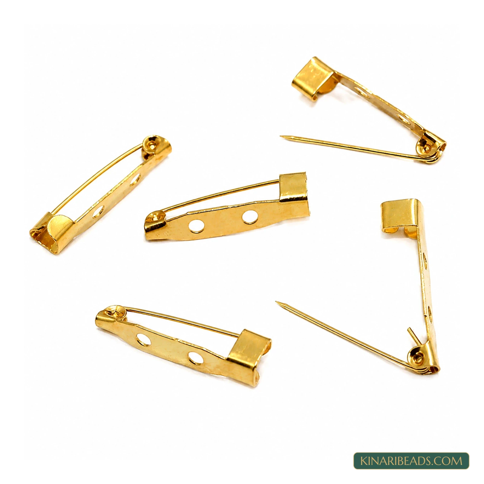 Metal Brooch Pin Backs – 40 Pack product image