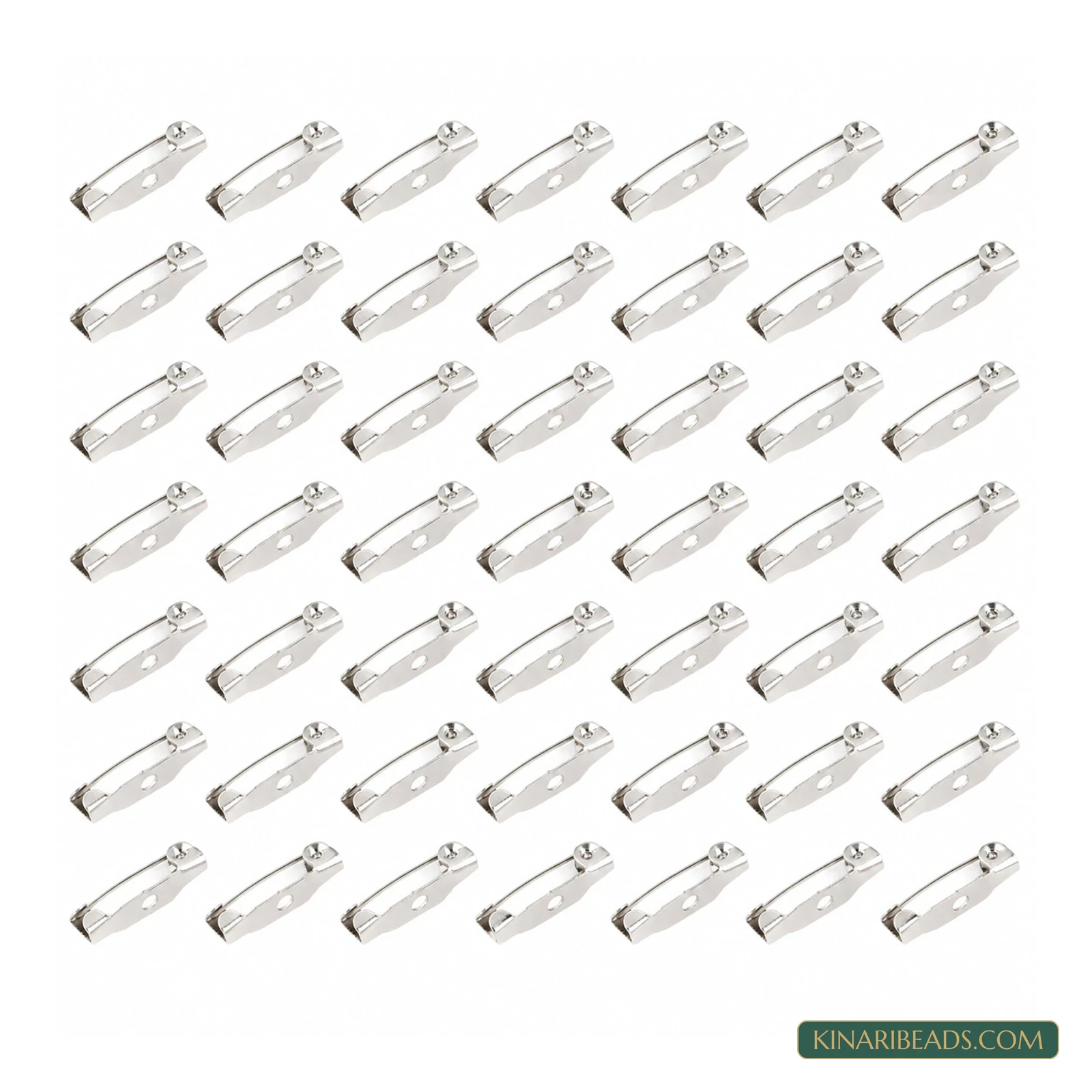 Metal Brooch Pin Backs – 40 Pack product image