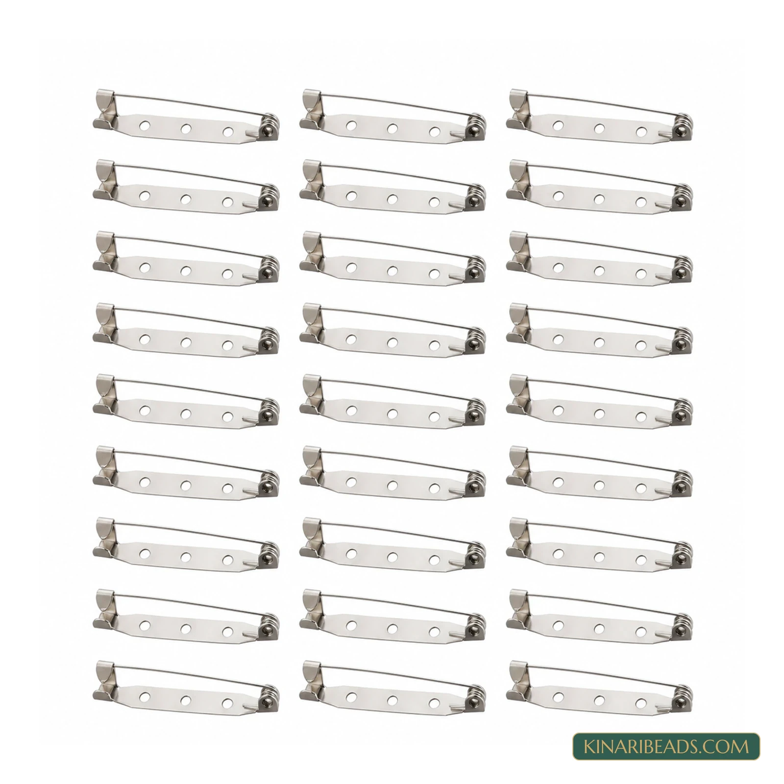 Metal Brooch Pin Backs – 40 Pack product image