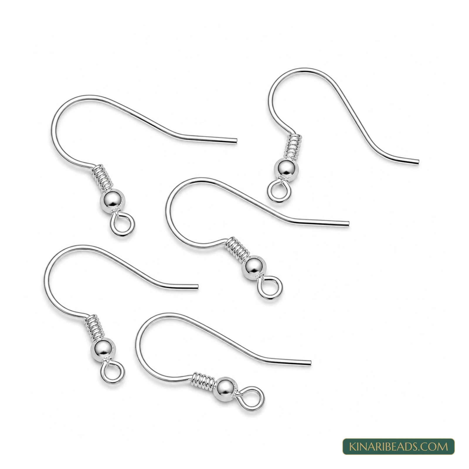 Metal Earring Hooks – 19x21mm, 100g Pack