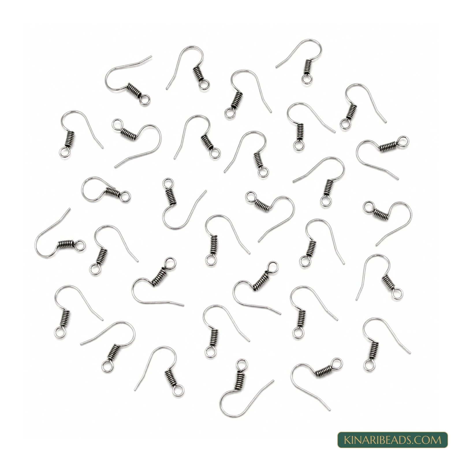 Premium Brass Ear Wire Hooks – 50 Pack