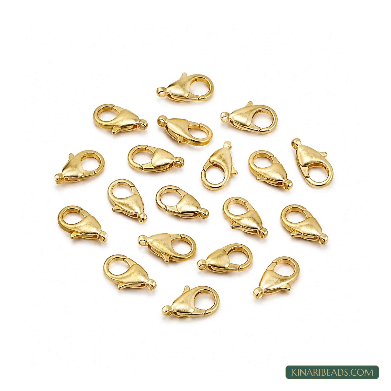 Rose Metal Lobster Claw Jewellery Clasps – 20 Pcs product image