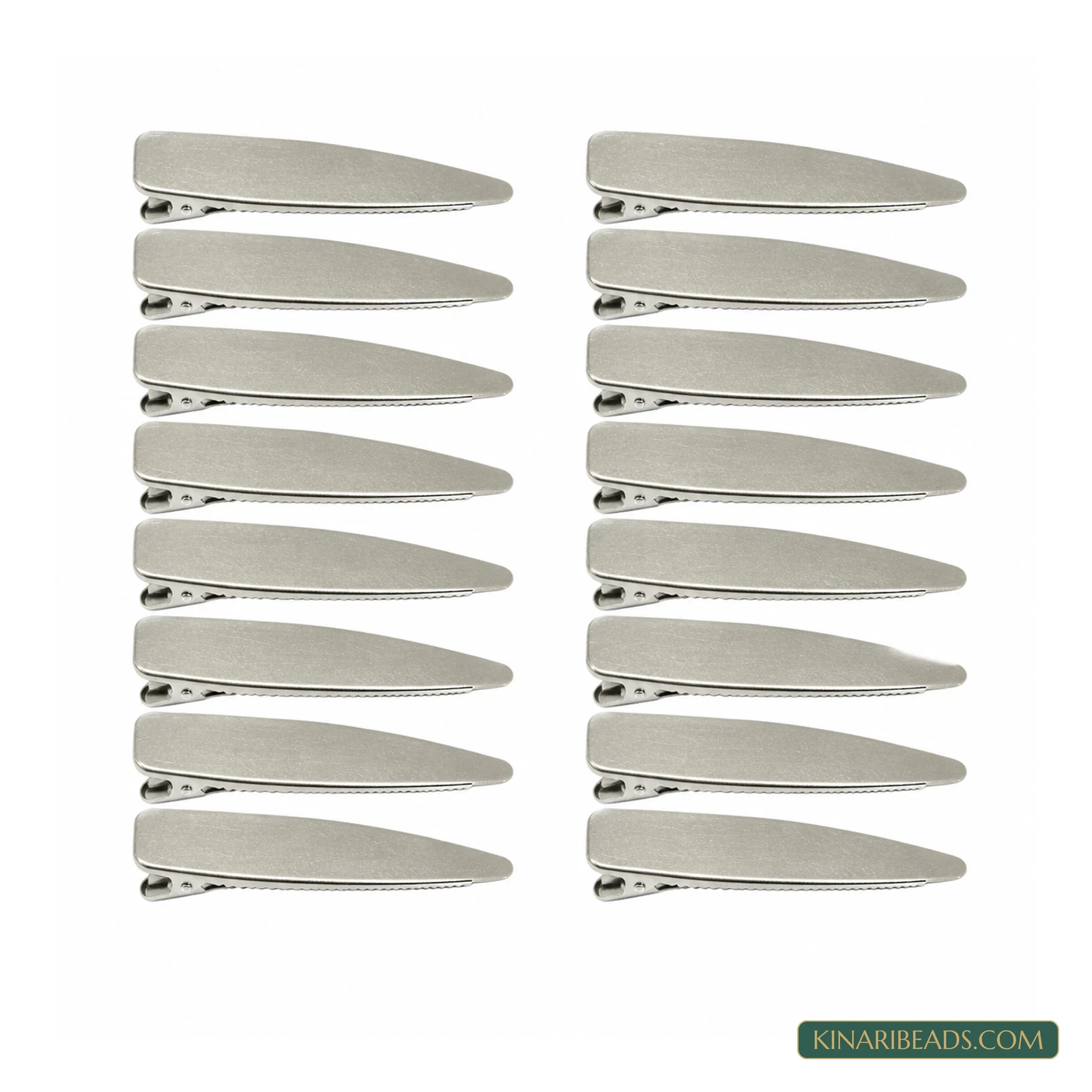 Solid-Pad Alligator Hair Clip Blanks – 20 Pack product image
