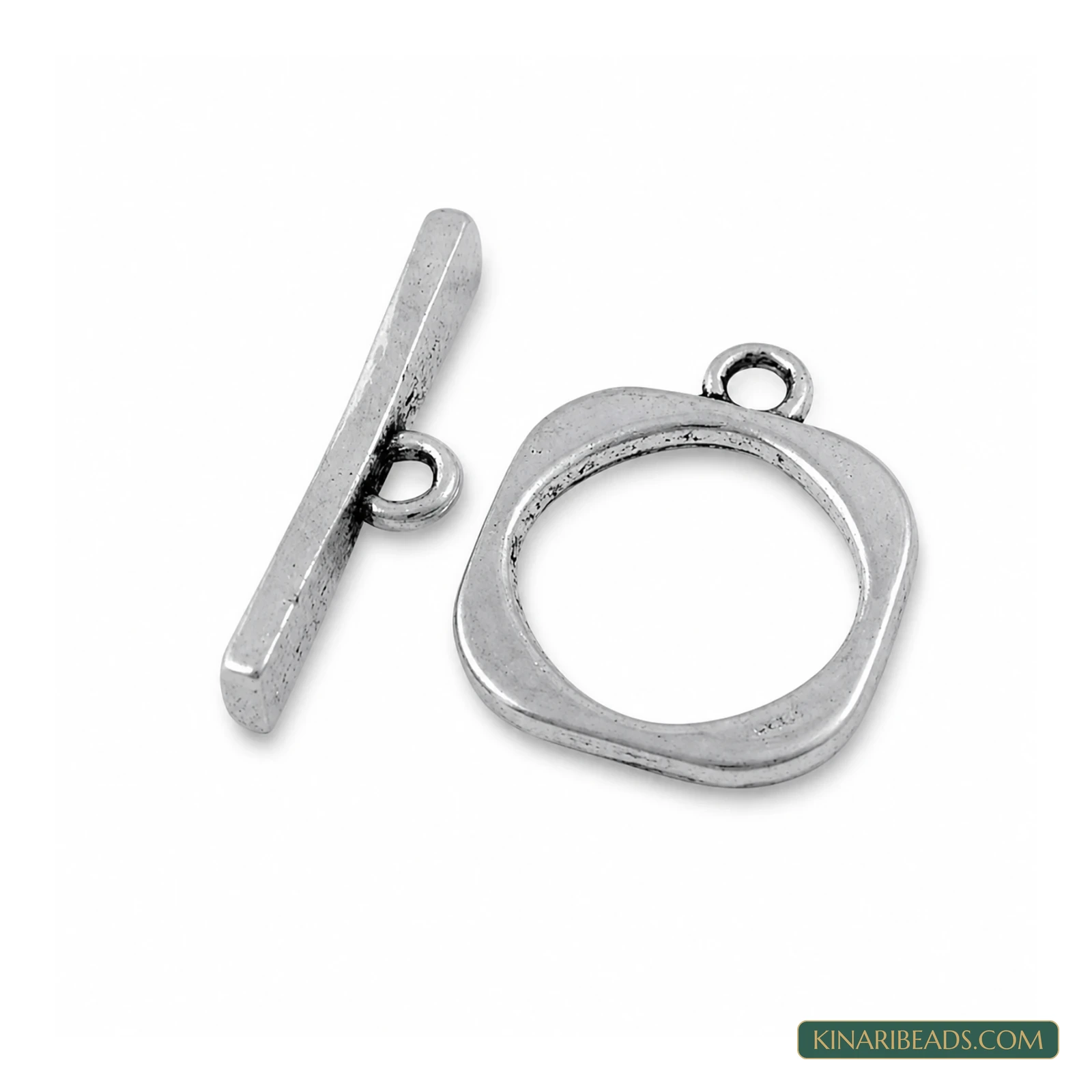 Vintage Square Toggle & T-Bar Clasp Sets – 5 Sets / 50 Sets product image